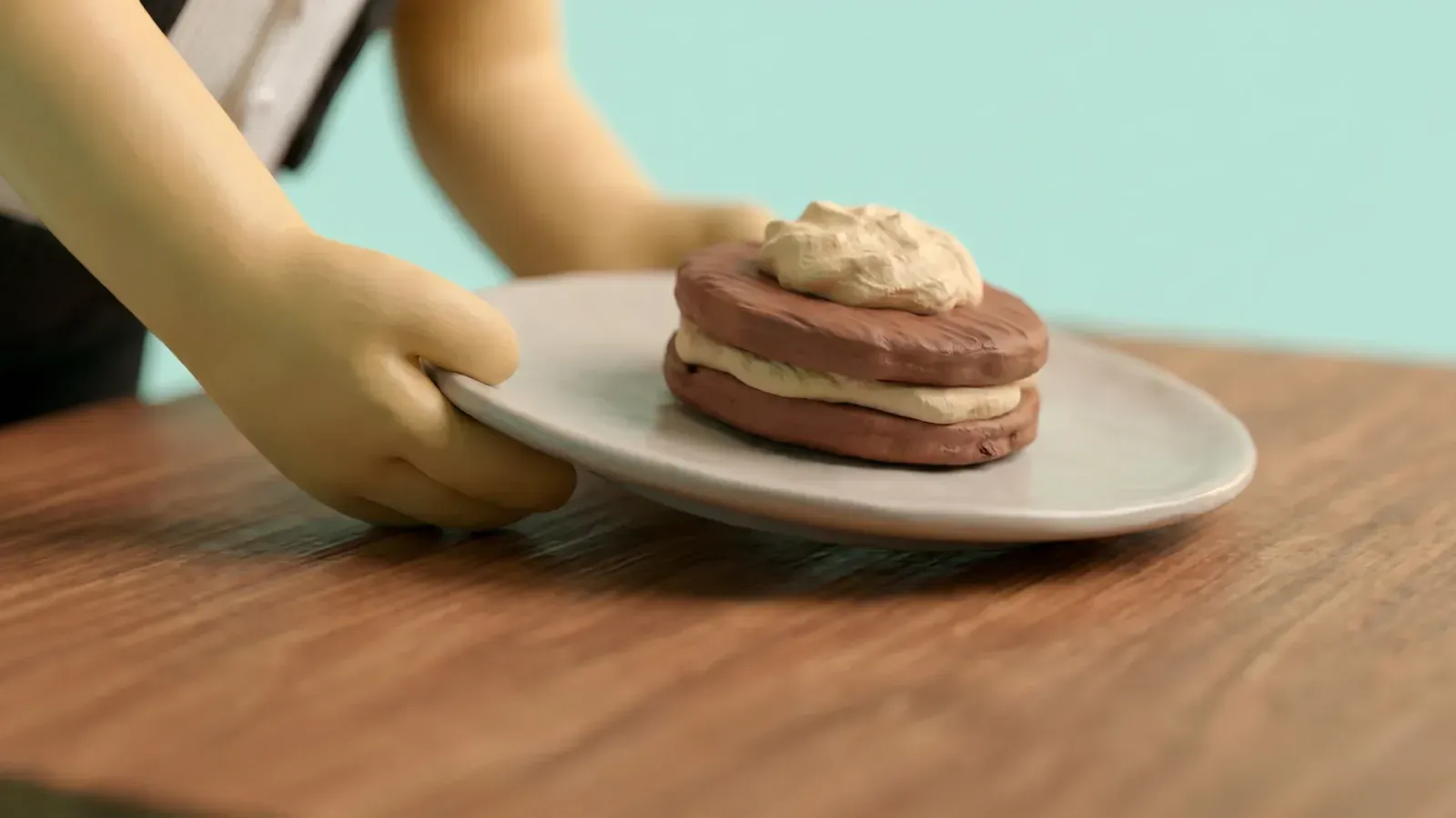Still from Team Hive, an AI-produced campaign by a mad office